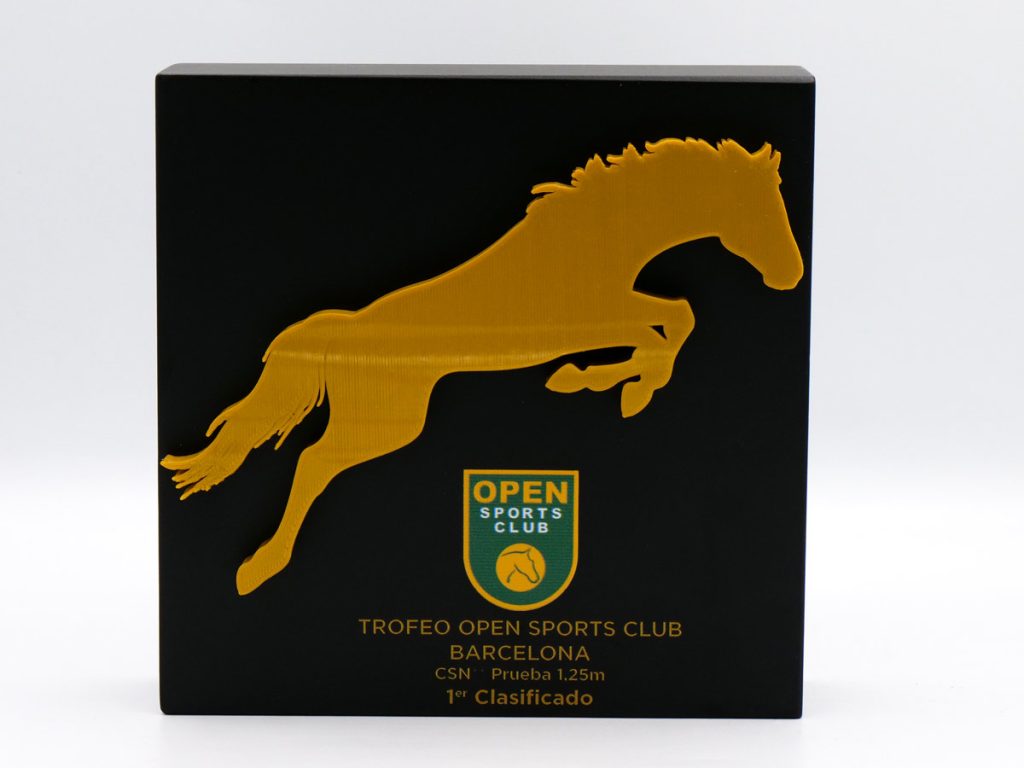 Custom Trophy - 1st Classified Open Sports Club Barcelona CSN Test 1.35m