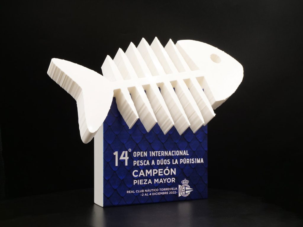 Custom Right Side Trophy - Champion Big Game Fishing 14º Open Internacional Pesca a Dúos La Purísima 2022