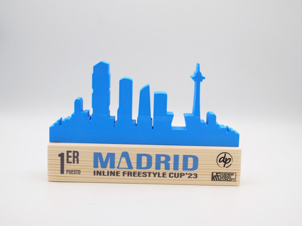 Custom Trophy - 1st Place Madrid Inline Freestyle Cup 2023