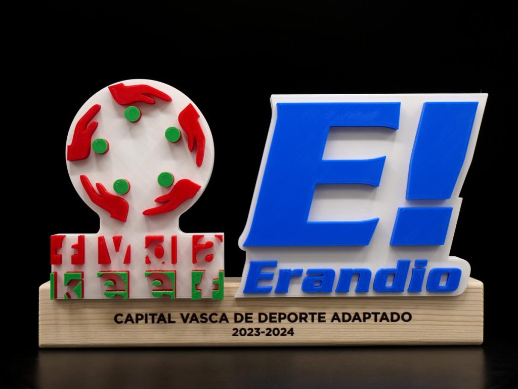 Custom Plaque - Basque Capital of Adapted Sports Erandio
