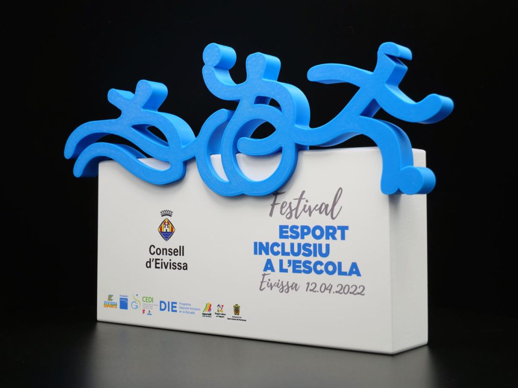 Custom Left Side Plaque - Inclusive Sports Festival at The Eivissa School 2022