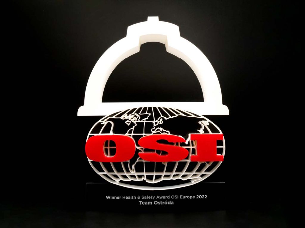 Custom Plaque - Team Ostróda Winner Health 6 Safety Asward OSI Europe 2022