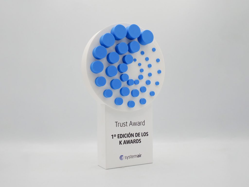 Custom Right Side Plaque - Trust Award 1st Edition of the Systemair K Awards