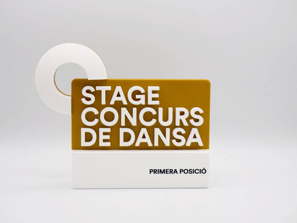 Custom Trophy - 1st Position Stage Concurs de Dansa
