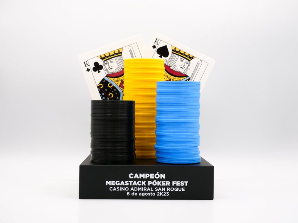 Custom Trophy - Megastack Poker Fest 2023 Champion
