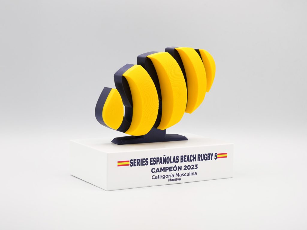Custom Side Trophy - Men's Champion Spanish Series Beach Rugby 5 2023
