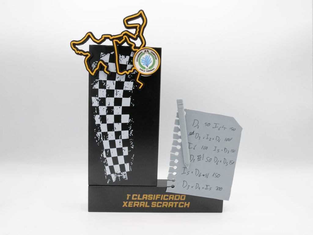Custom Trophy - 1st Classified Xeral Scratch Xeral Escudería Cuntis