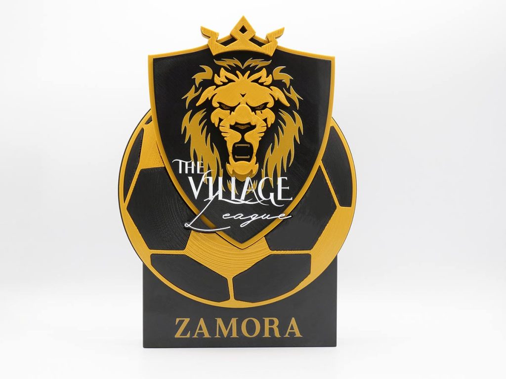 Custom Trophy - The Village League Zamora Trophy