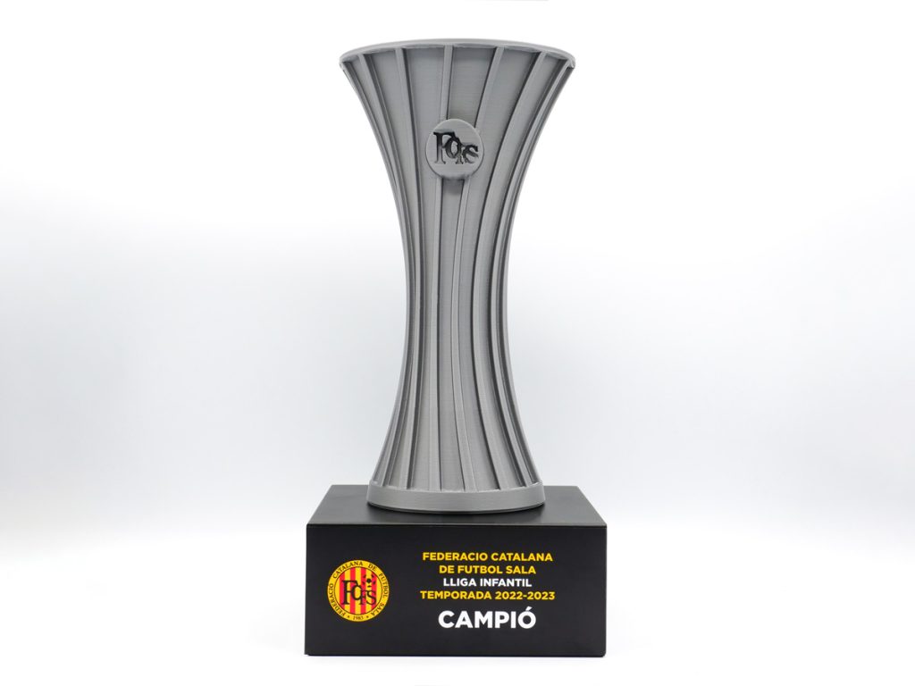 Custom Trophy - Champion Catalan Federation of Futsal Children's Indoor Football League