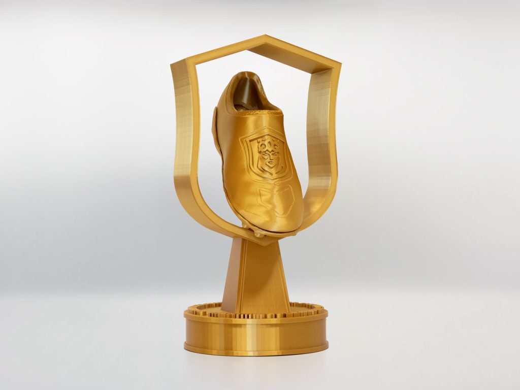 Custom Right Side Trophy - Kings League Golden Boot Top Scorer Queens