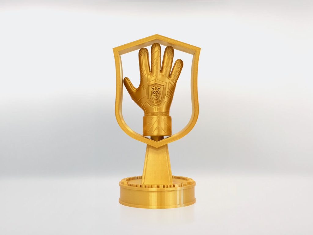 Custom Trophy - Kings League Golden Glove Queens Best Goalkeeper 2023