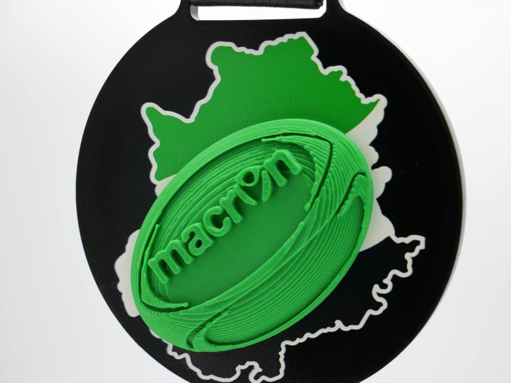 Custom Medal Detail - Macron Rugby Extremadura Sports