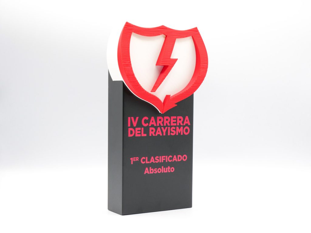 Custom Right Side Trophy - 1st Absolute Classified IV Race of Rayismo
