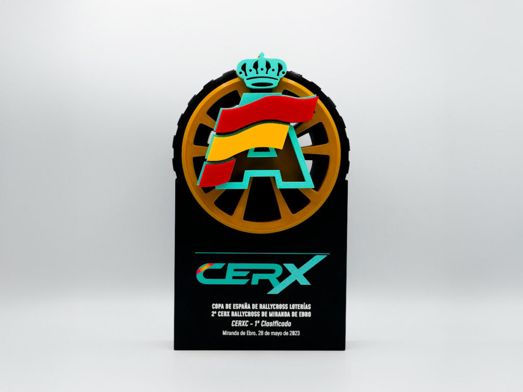 Custom Trophy - First Classified Spanish Cup CERX Loterías Rallycross 2023